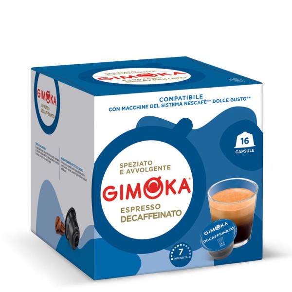 GIMOKA Decaffeinato - Dolce Gusto capsules 16 pcs. - Capsules Dolce Gusto system