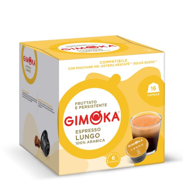 GIMOKA Lungo - Dolce Gusto capsules 16 pcs. - Capsules Dolce Gusto system