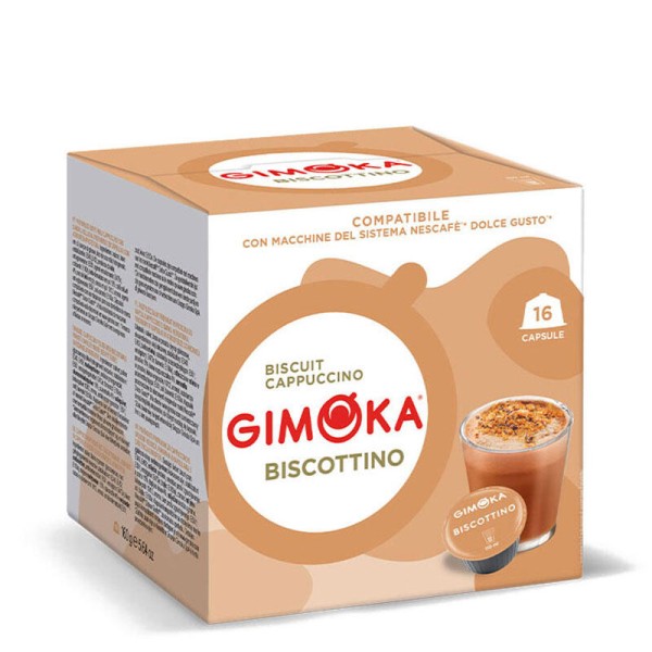 GIMOKA Biscottino – капсули Dolce Gusto 16 бр. - Капсули Dolce Gusto система