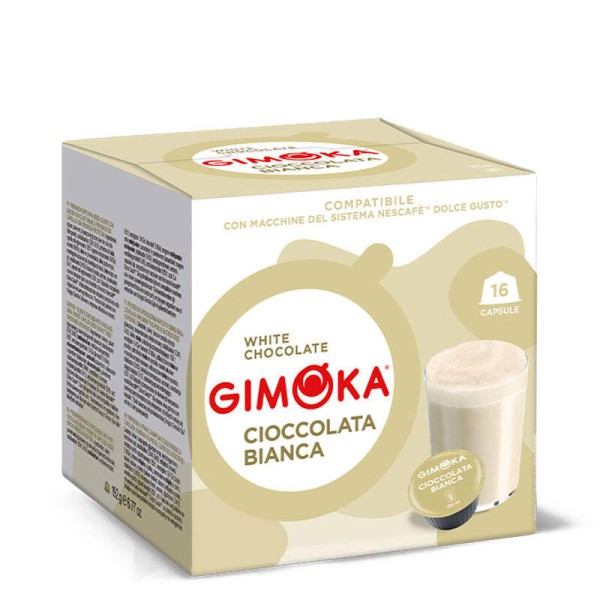 GIMOKA Cioccolata Bianca - Dolce Gusto capsules 16 pcs. - Capsules Dolce Gusto system
