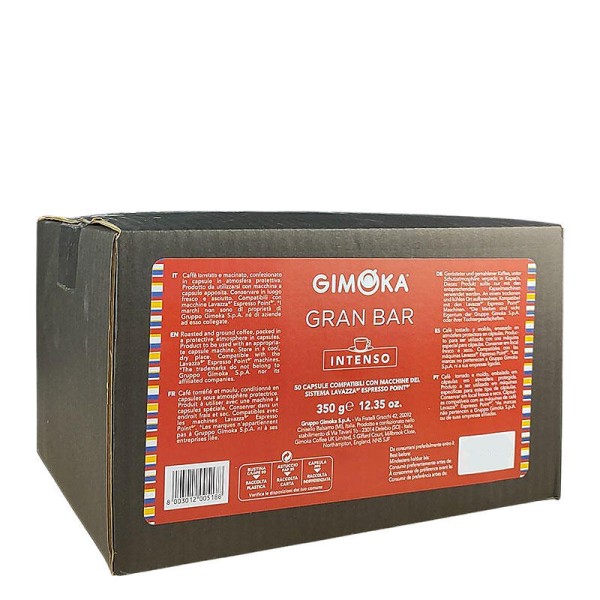GIMOKA Gran Bar - Espresso Point capsules 50 pcs. - Capsules Lavazza Espresso Point system
