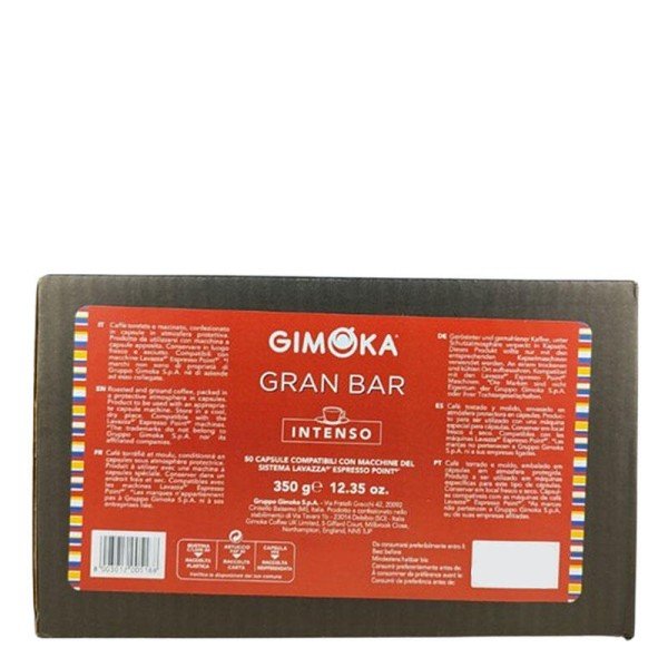 GIMOKA Gran Bar - Espresso Point capsules 50 pcs. - Capsules Lavazza Espresso Point system