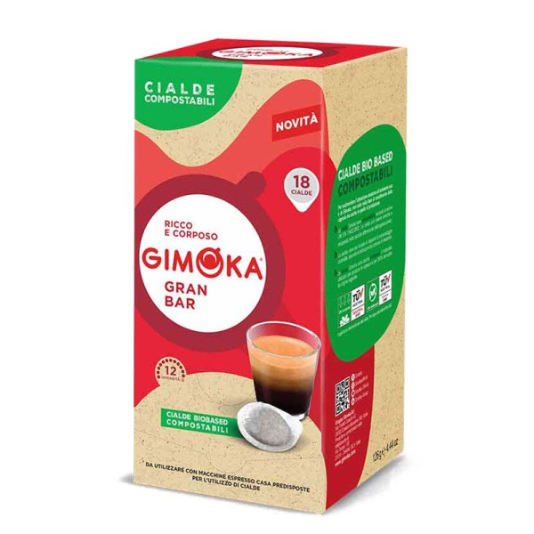 GIMOKA Gran Bar – filter pods 18 pcs. - Discover the Intense Taste of GIMOKA Gran Bar – Filter Pods for Unforgettable Espresso When you are looking for the perfect espresso, quality and aroma are essential. GIMOKA Gran Bar is created with careful GIMOKA Gran Bar – filter pods 18 pcs. - Coffee pods