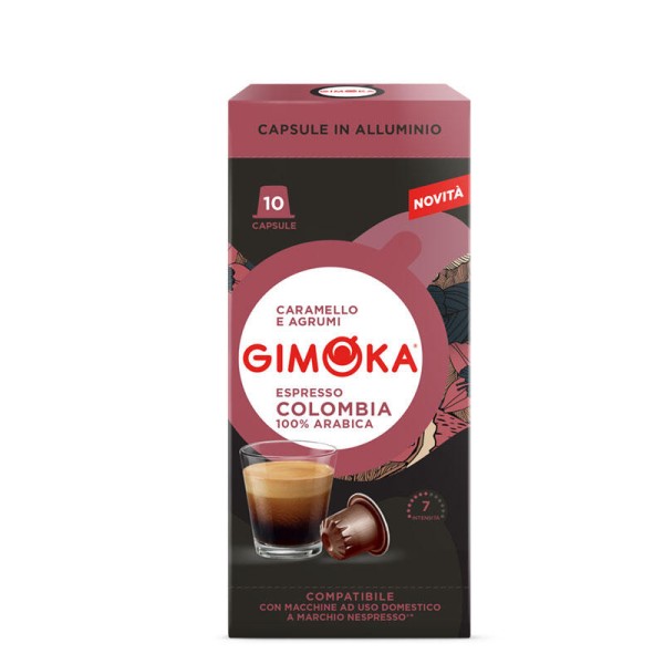 GIMOKA In Alluminio Colombia – капсули Nespresso® 10 бр. - GIMOKA In Alluminio Colombia – Изисканост и Баланс във Всяка Капсула Любителите на кафе знаят, че истинското удоволствие се крие в детайлите. Именно такива са капсулите GIMOKA In Alluminio Colombi GIMOKA In Alluminio Colombia – капсули Nespresso® 10 бр. - Капсули за Nespresso система