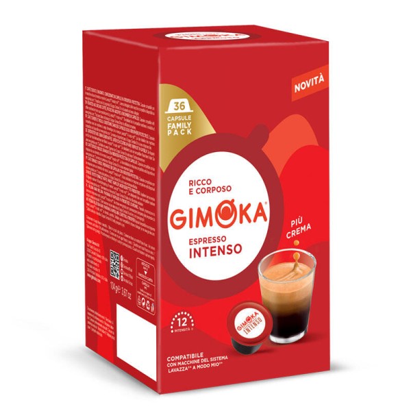 GIMOKA Intenso – капсули A Modo Mio 36 бр. - Капсули Lavazza A modo mio система