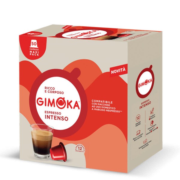 GIMOKA Intenso – капсули Nespresso® 50 бр. - GIMOKA Intenso – истинска италианска страст в капсула Представете си едно съвършено утро, в което денят започва с идеално приготвено италианско еспресо. С капсули GIMOKA Intenso, предназначени за систе GIMOKA Intenso – капсули Nespresso® 50 бр. - Капсули за Nespresso система
