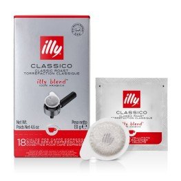 A GIFT! 3 boxes of 18 illy® ESE Pods Classico – Medium Roast with the purchase of the NEW illy® ESE Espresso coffee machine – Black