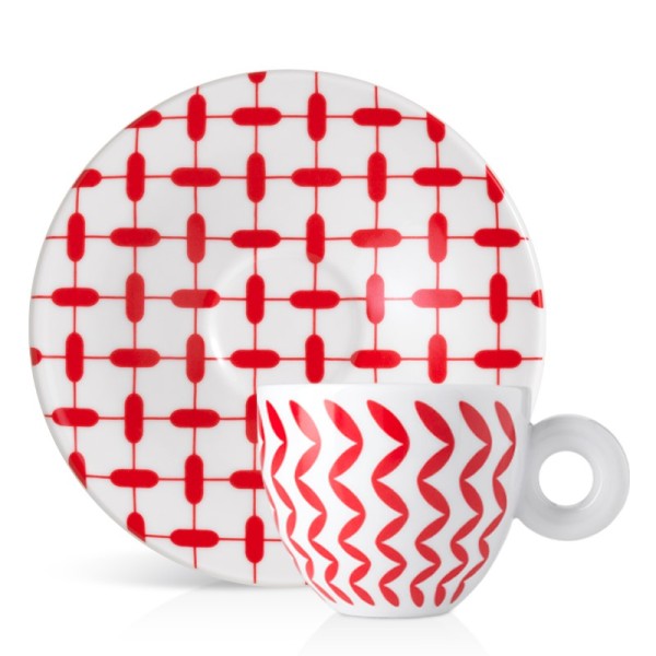 illy® Колекция Mona Hatoum – Сет от 2 чаши за капучино - Открийте новата колекция чаши за капучино с абстрактния дизайн на Mona Hatoum на illy. Поръчайте вашите подписани и номерирани чаши за капучино днес! Описание За колекцията illy® Колекция Mona Hatoum – Сет от 2 чаши за капучино - Кeрамика, Порцелан и стъкло
