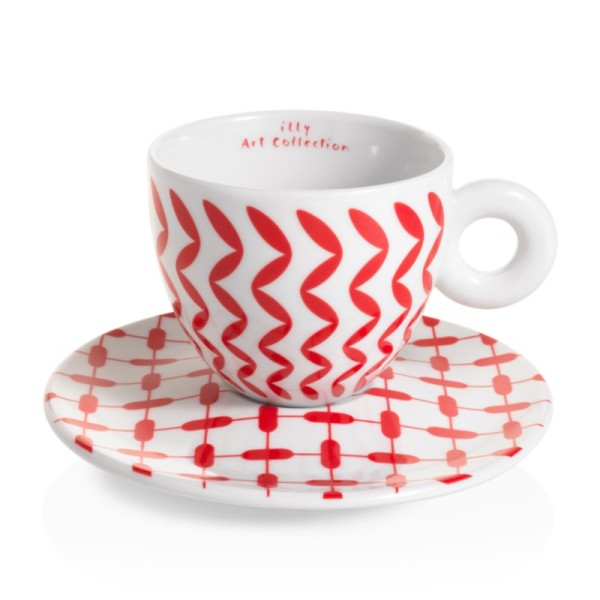 illy® Колекция Mona Hatoum – Сет от 2 чаши за капучино - Открийте новата колекция чаши за капучино с абстрактния дизайн на Mona Hatoum на illy. Поръчайте вашите подписани и номерирани чаши за капучино днес! Описание За колекцията illy® Колекция Mona Hatoum – Сет от 2 чаши за капучино - Кeрамика, Порцелан и стъкло