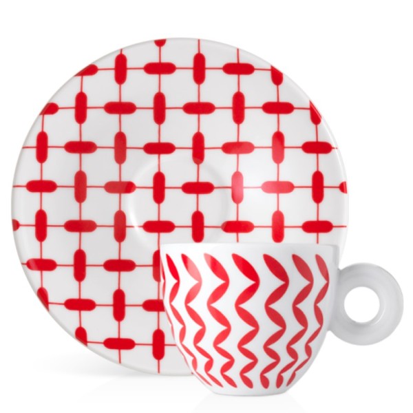 illy® Колекция Mona Hatoum – Сет от 6 чаши за капучино - Открийте новата колекция чаши за капучино с абстрактния дизайн на Mona Hatoum на illy. Вземете вашите подписани и номерирани чаши за капучино днес! Описание За колекцията illy® Колекция Mona Hatoum – Сет от 6 чаши за капучино - Кeрамика, Порцелан и стъкло