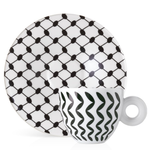 illy® Колекция Mona Hatoum – Сет от 6 чаши за капучино - Открийте новата колекция чаши за капучино с абстрактния дизайн на Mona Hatoum на illy. Вземете вашите подписани и номерирани чаши за капучино днес! Описание За колекцията illy® Колекция Mona Hatoum – Сет от 6 чаши за капучино - Кeрамика, Порцелан и стъкло