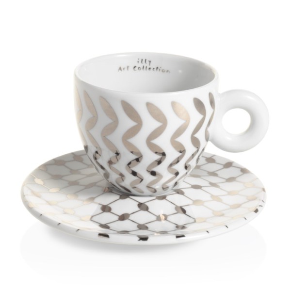 illy® Колекция Mona Hatoum – Сет от 6 чаши за капучино - Открийте новата колекция чаши за капучино с абстрактния дизайн на Mona Hatoum на illy. Вземете вашите подписани и номерирани чаши за капучино днес! Описание За колекцията illy® Колекция Mona Hatoum – Сет от 6 чаши за капучино - Кeрамика, Порцелан и стъкло