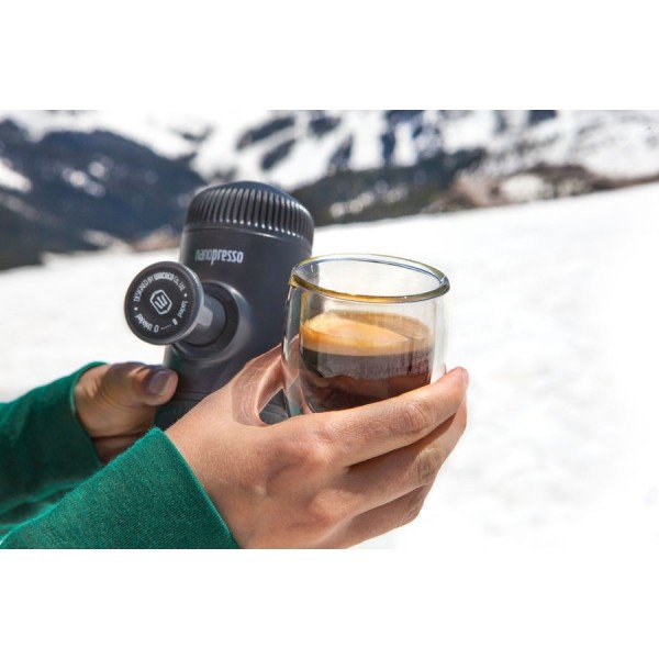 Wacaco® Nanopresso Classic + калъф – Преносима машина за еспресо - Джобни еспресо машини