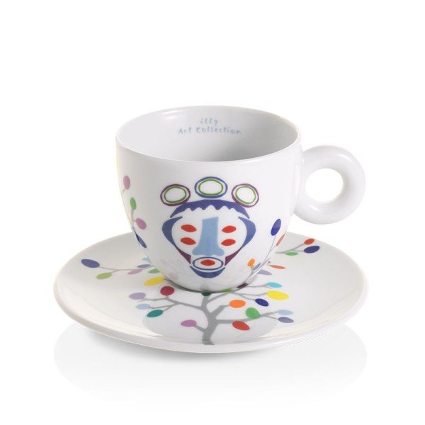 illy® Art Collection Pascale Marthine Tayou – Сет от 6 чаши за еспресо - Колекцията е illy Art Collection Pascale Marthine Tayou- перфектния съюз между яйцата , които често се появяват в работата му , и дървото, което използва като източник на вдъхновение illy® Art Collection Pascale Marthine Tayou – Сет от 6 чаши за еспресо - Кeрамика, Порцелан и стъкло
