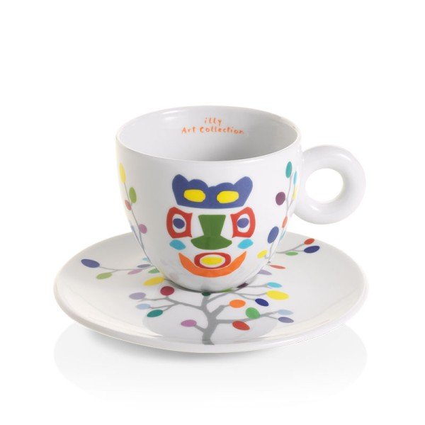 illy® Art Collection Pascale Marthine Tayou – Сет от 6 чаши за еспресо - Колекцията е illy Art Collection Pascale Marthine Tayou- перфектния съюз между яйцата , които често се появяват в работата му , и дървото, което използва като източник на вдъхновение illy® Art Collection Pascale Marthine Tayou – Сет от 6 чаши за еспресо - Кeрамика, Порцелан и стъкло