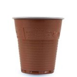 Чаши пластмаса 5 PLAL COMPACTO – КАФЯВА 166 ml. - Картотени, Вендинг чаши и капаци