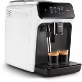 Кафеавтомат Philips Series 1200 (EP1223/00) - По-лесно приготвяне на 2 вкусни кафета от свежи зърна Насладете се на невероятния вкус и аромат на кафе от пресни зърна, при перфектна температура, благодарение на интелигентната система за приготвяне. Класиче Кафеавтомат Philips Series 1200 (EP1223/00) -