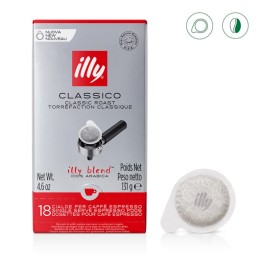 illy®- ESE Pods Classico – Medium Roast – Biodegradable pods, 18 pcs.