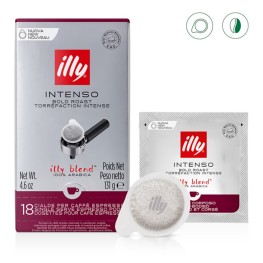 illy® – ESE Pods Intenso – Dark Roast – Biodegradable pods, 18 pcs.