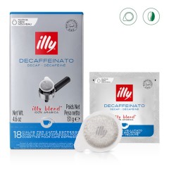 illy® – ESE Pods Classico, Caffeine-free – Biodegradable pods, 18 pcs.