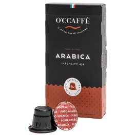 Capsules O'CCAFFÈ® NESPRESSO – Arabica | Compatible coffee capsules with the Nespresso system, 10 pieces