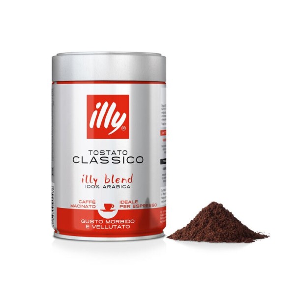 Кафе illy® – Classico – Мляно кафе – 250 гр. -