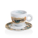 illy® Колекция Max Petrone – Сет от 6 чаши за капучино - Комбинирайте удоволствието от пиенето на кафе с красиво въображение, призовавайки произведения на изкуството на известния художник Max Petrone. Описание Колекцията illy® Колекция Max Petrone – Сет от 6 чаши за капучино - Кeрамика, Порцелан и стъкло