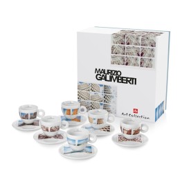 illy® Maurizio Galimberti Collection – Set of 6 Cappuccino Cups