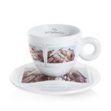 illy® Колекция Maurizio Galimberti – Сет от 6 чаши за капучино - Създадена от Maurizio Galimberti
Перфектно пътешествие със стил, което ни отвежда до няколко емблематични места в градовете Триест, Венеция, Милано, Флоренция, Пиза и Рим. Описание illy® Колекция Maurizio Galimberti – Сет от 6 чаши за капучино - Кeрамика, Порцелан и стъкло