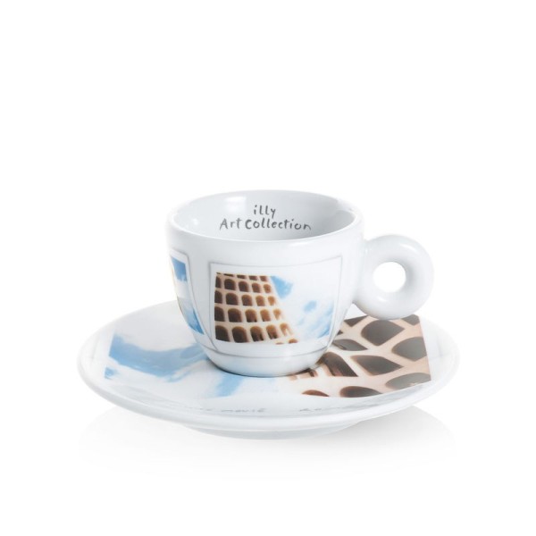 illy® Колекция Maurizio Galimberti – Сет от 6 чаши за капучино - Създадена от Maurizio Galimberti
Перфектно пътешествие със стил, което ни отвежда до няколко емблематични места в градовете Триест, Венеция, Милано, Флоренция, Пиза и Рим. Описание illy® Колекция Maurizio Galimberti – Сет от 6 чаши за капучино - Кeрамика, Порцелан и стъкло