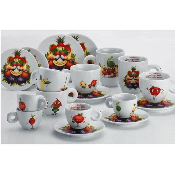 illy® Комплект Mascotte Expo Milano 2015 – Сет 4 капучино чаши с чинийки + ПОДАРЪК illy® – Мляно кафе – Classico – Olimpia Zagnoli – Limited Edition – 250 гр - 4 Капучино чаши illy Expo Milano 2015. Основната тема на събитието: “Хранене на планетата, енер illy® Комплект Mascotte Expo Milano 2015 – Сет 4 капучино чаши с чинийки + ПОДАРЪК illy® – Мляно кафе – Classico – Olimpia Zagnoli – Limited Edition – 250 гр - Мляно кафе