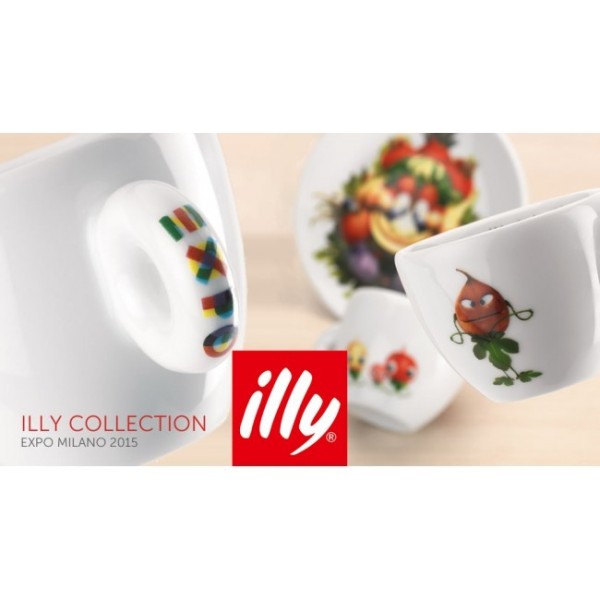 illy® Комплект Mascotte Expo Milano 2015 – Сет 4 капучино чаши с чинийки + ПОДАРЪК illy® – Мляно кафе – Classico – Olimpia Zagnoli – Limited Edition – 250 гр - 4 Капучино чаши illy Expo Milano 2015. Основната тема на събитието: “Хранене на планетата, енер illy® Комплект Mascotte Expo Milano 2015 – Сет 4 капучино чаши с чинийки + ПОДАРЪК illy® – Мляно кафе – Classico – Olimpia Zagnoli – Limited Edition – 250 гр - Мляно кафе