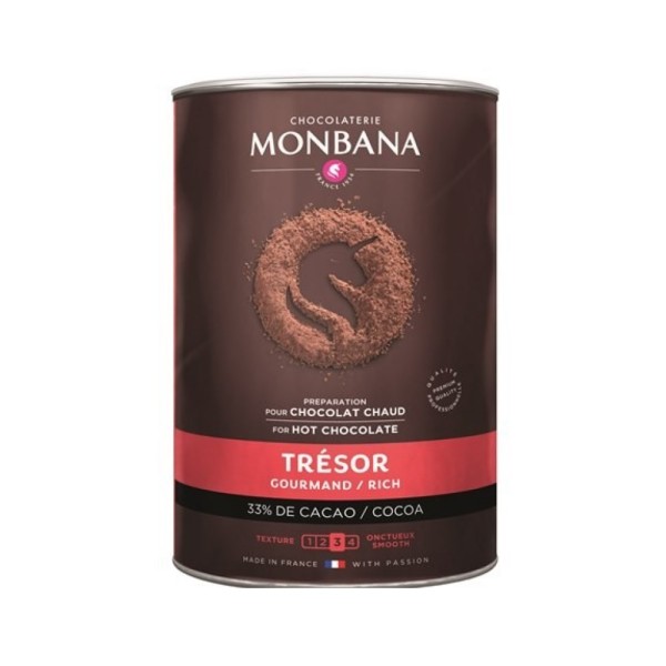 Топъл шоколад – Monbana Classic 33% – Франция, 1 кг -