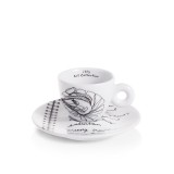 illy® Колекция Biennale 2019 – Сет от 4 чаши за капучино - Кeрамика, Порцелан и стъкло