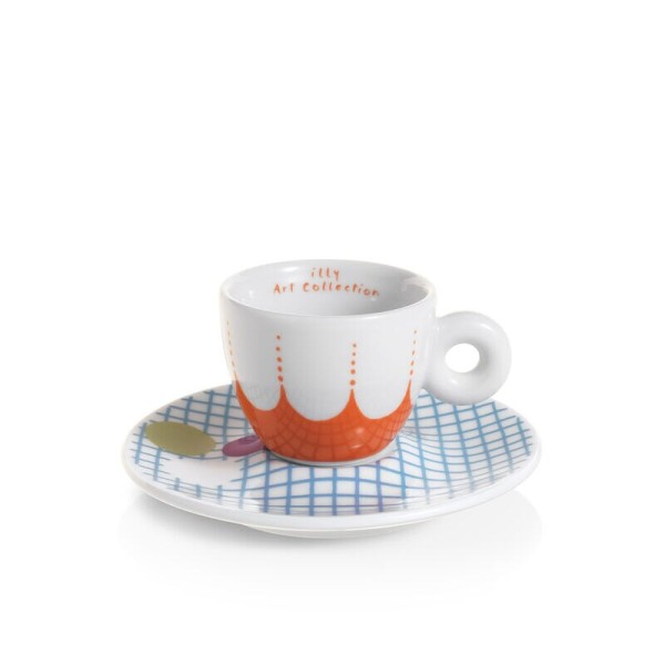 illy® Колекция Biennale 2019 – Сет от 4 чаши за капучино - Кeрамика, Порцелан и стъкло