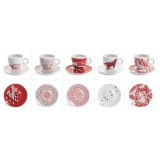 illy® Колекция Watermill – Сет от 6 чаши за капучино - Колекция illy WaterMill 2014 – 6 дизайнерски капучино чаши illy с чинийки. Описание За колекцията Тази Illy Арт колекция WATERMILL е уникална лимитирана illy® Колекция Watermill – Сет от 6 чаши за капучино - Кeрамика, Порцелан и стъкло
