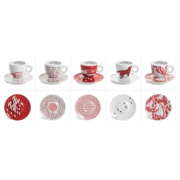 illy® Колекция Watermill – Сет от 6 чаши за капучино - Колекция illy WaterMill 2014 – 6 дизайнерски капучино чаши illy с чинийки. Описание За колекцията Тази Illy Арт колекция WATERMILL е уникална лимитирана illy® Колекция Watermill – Сет от 6 чаши за капучино - Кeрамика, Порцелан и стъкло