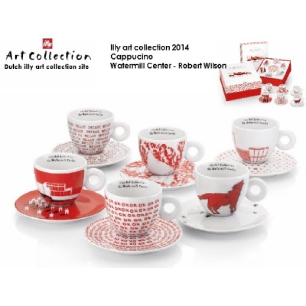 illy® Колекция Watermill – Сет от 6 чаши за капучино - Колекция illy WaterMill 2014 – 6 дизайнерски капучино чаши illy с чинийки. Описание За колекцията Тази Illy Арт колекция WATERMILL е уникална лимитирана illy® Колекция Watermill – Сет от 6 чаши за капучино - Кeрамика, Порцелан и стъкло