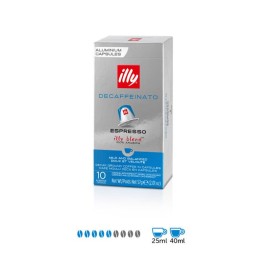 illy® Espresso Decaf Nespresso capsules - Decaf - Compatible coffee capsules for the Nespresso® system - 10 pieces