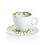 illy® Колекция Ai Weiwei – Сет от 4 чаши за капучино - Смесвайки кафето с изкуството, illycaffè създава тази възхитителна най-нова колекция от 4 дизайнерски капучино чаши с помощта на художника Ai Weiwei. Сътрудничеството пристига като част от „Art Collec illy® Колекция Ai Weiwei – Сет от 4 чаши за капучино - Кeрамика, Порцелан и стъкло