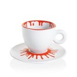 illy® Колекция Ai Weiwei – Сет от 4 чаши за капучино - Смесвайки кафето с изкуството, illycaffè създава тази възхитителна най-нова колекция от 4 дизайнерски капучино чаши с помощта на художника Ai Weiwei. Сътрудничеството пристига като част от „Art Collec illy® Колекция Ai Weiwei – Сет от 4 чаши за капучино - Кeрамика, Порцелан и стъкло