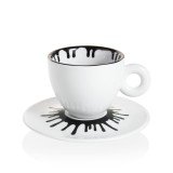 illy® Колекция Ai Weiwei – Сет от 4 чаши за капучино - Смесвайки кафето с изкуството, illycaffè създава тази възхитителна най-нова колекция от 4 дизайнерски капучино чаши с помощта на художника Ai Weiwei. Сътрудничеството пристига като част от „Art Collec illy® Колекция Ai Weiwei – Сет от 4 чаши за капучино - Кeрамика, Порцелан и стъкло