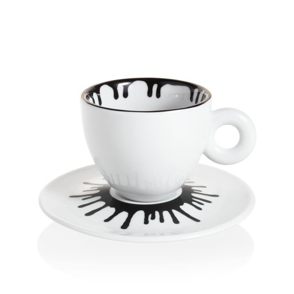 illy® Колекция Ai Weiwei – Сет от 4 чаши за капучино - Смесвайки кафето с изкуството, illycaffè създава тази възхитителна най-нова колекция от 4 дизайнерски капучино чаши с помощта на художника Ai Weiwei. Сътрудничеството пристига като част от „Art Collec illy® Колекция Ai Weiwei – Сет от 4 чаши за капучино - Кeрамика, Порцелан и стъкло