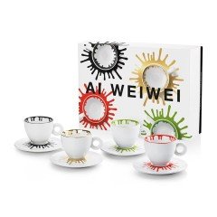 illy® Ai Weiwei Collection – Set of 4 Cappuccino Cups