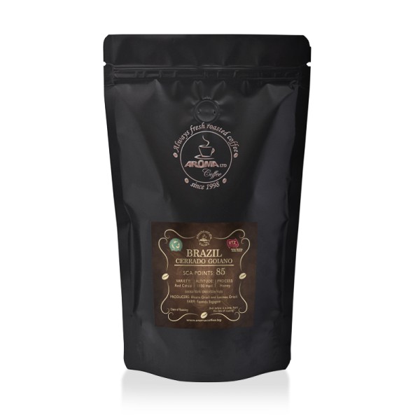 Aroma Brazil Cerrado Goiano 0.500 кг - Премиум кафе на зърна