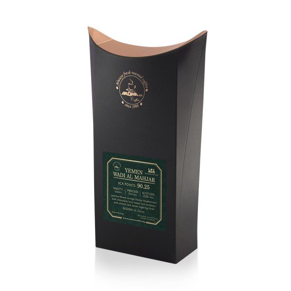 Aroma Yemen Wadi Al Mahjar limited reserve edition на зърна 0.200 кг - Aroma Yemen Wadi Al Mahjar limited reserve edition на зърна 0.200 кг Кафето Aroma Yemen Wadi Al Mahjar лимитирана резервна серия на зърна 0.200 кг е истинско съкровище за истинските це Aroma Yemen Wadi Al Mahjar limited reserve edition на зърна 0.200 кг - Кафе на зърна