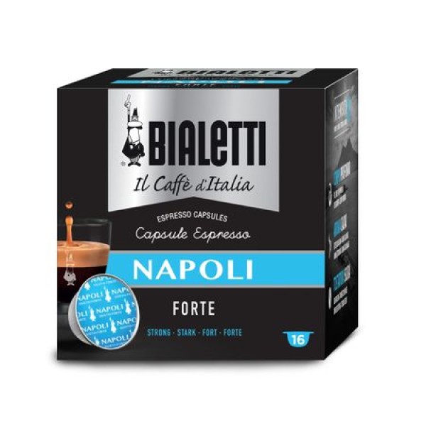 Bialetti Napoli ME capsules 16 pcs. - Mokespresso capsules