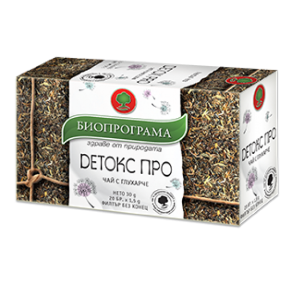 Bioprograma Чай Детокс Про 20 бр. - Чай на пакетчета