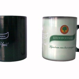 Bioprograma porcelain tea cup with changing color