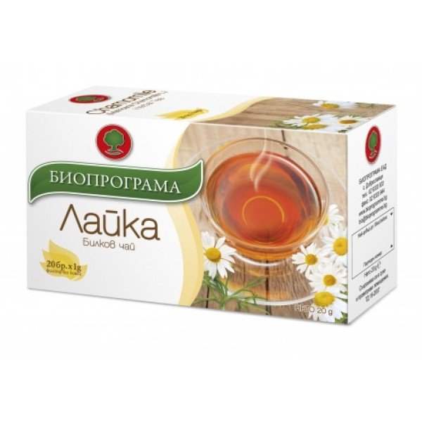 Bioprograma чай Лайка 20бр - Чай на пакетчета